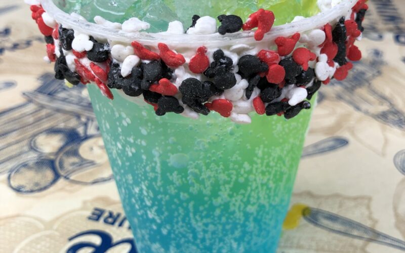 Colorful ice drink sprinkles